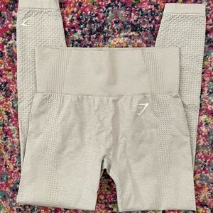 Gymshark vital seamless light grey leggings